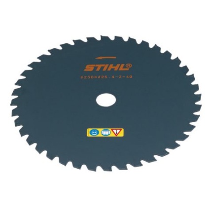 list za rezanje trave 250 mm 40 zuba fs 260 fs 311 fs 360 c em